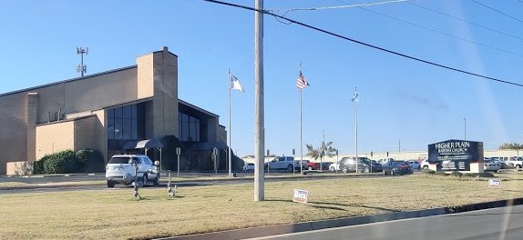 Higher Plain Baptist Church used as a polling place