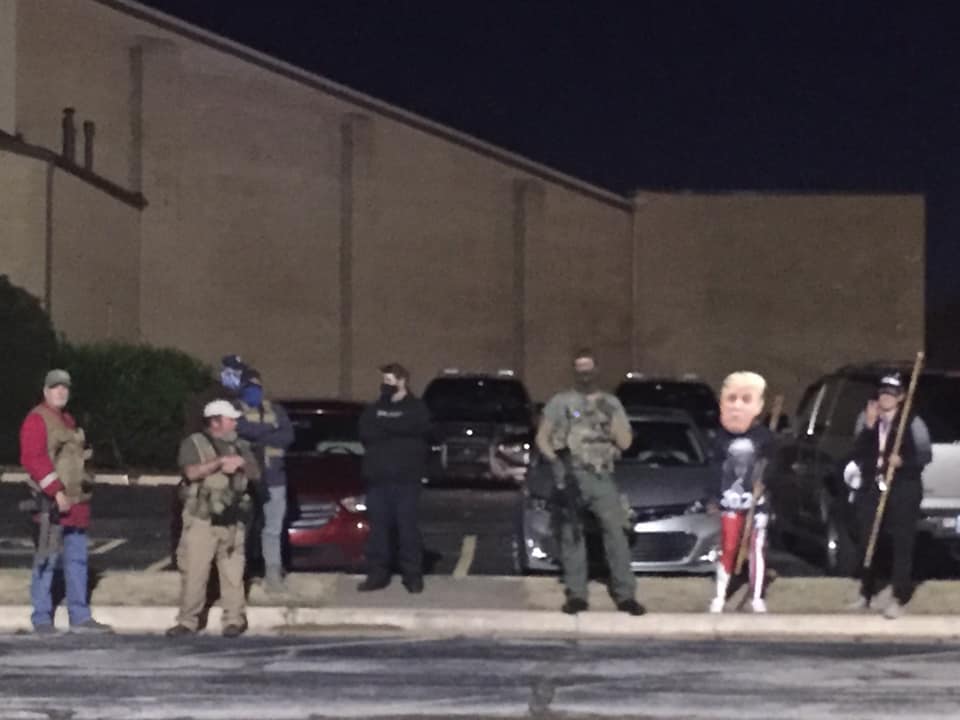 photo from gun-toting political rally held at Higher Plain Baptist Church, Oklahoma City