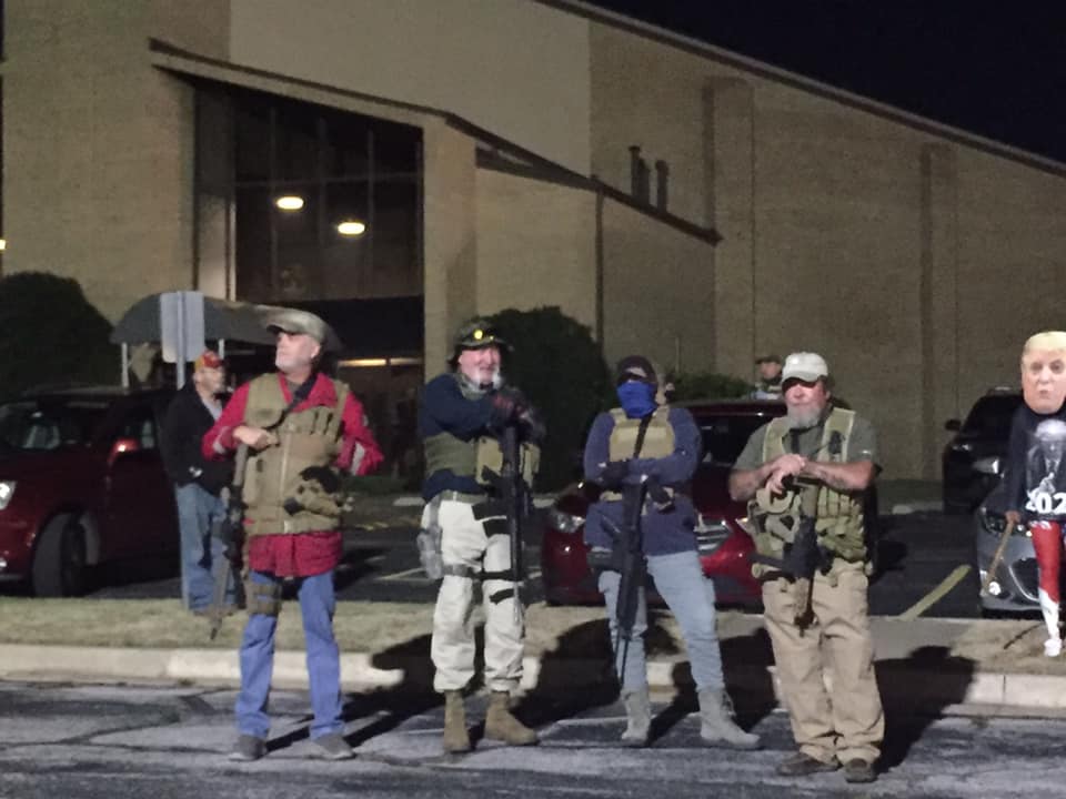 photo from gun-toting political rally held at Higher Plain Baptist Church, Oklahoma City