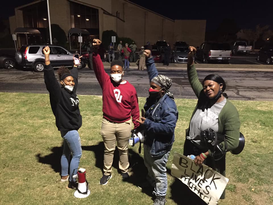 photo from gun-toting political rally held at Higher Plain Baptist Church, Oklahoma City