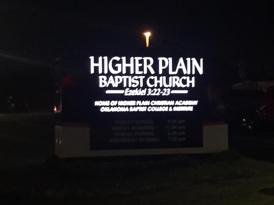 photo from gun-toting political rally held at Higher Plain Baptist Church, Oklahoma City