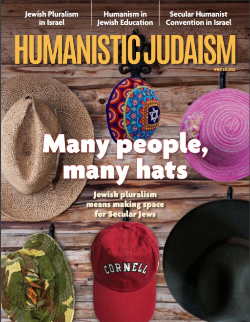 cover of Humanistic Judaism magazine, Winter 2022 issue